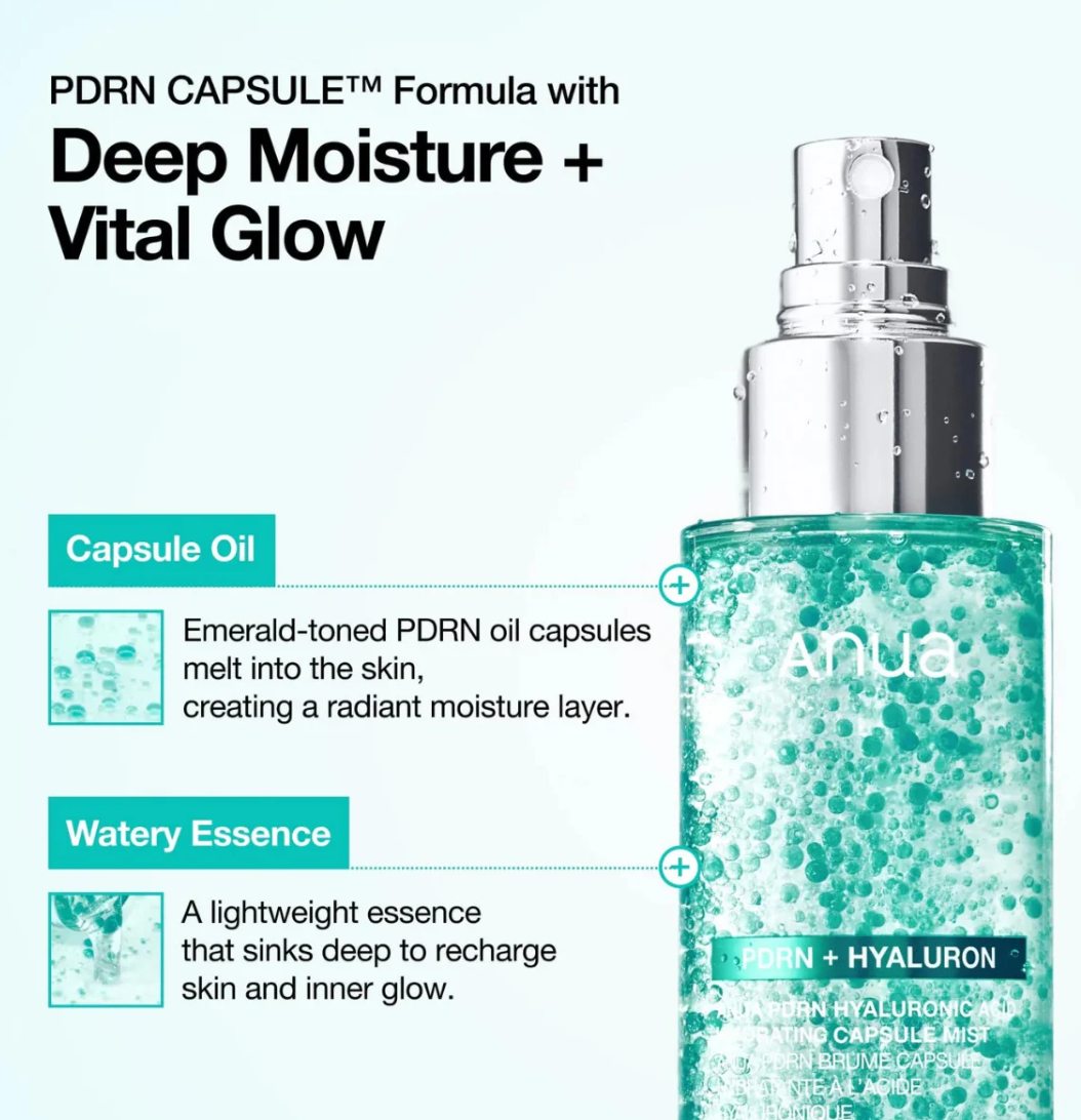 Anua PDRN Hyaluronic Acid Hydrating Capsule Mist